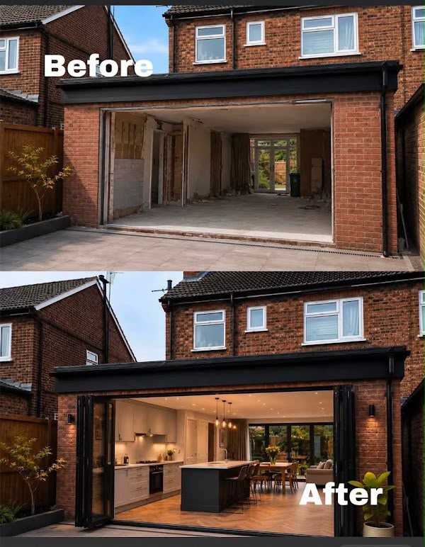 Before and after — KTCS Construction renovation project
